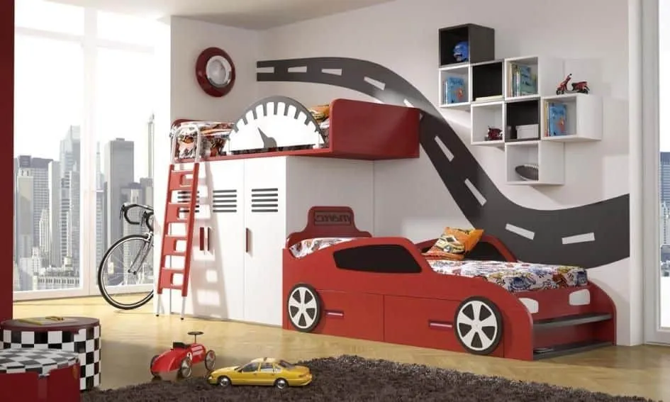 Dětský pokoj pro kluka - auto