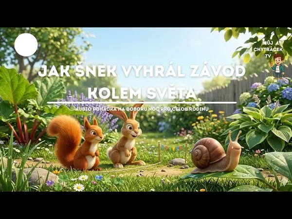 Jak šnek Emílek vyhrál závod kolem světa (mluvená pohádka)