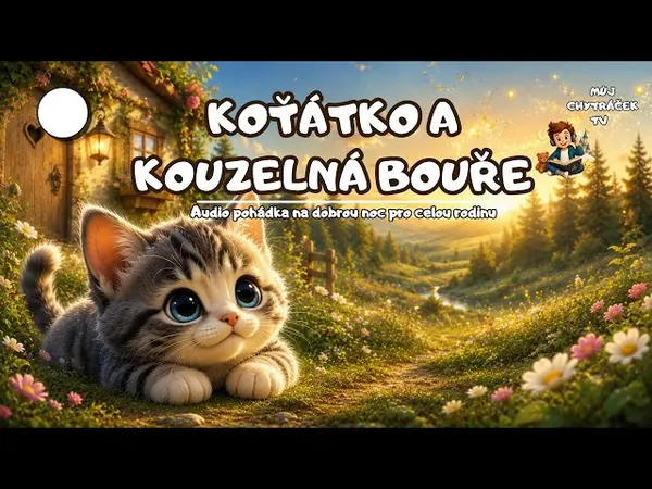 Koťátko a kouzelná bouře (pohádka na dobrou noc)