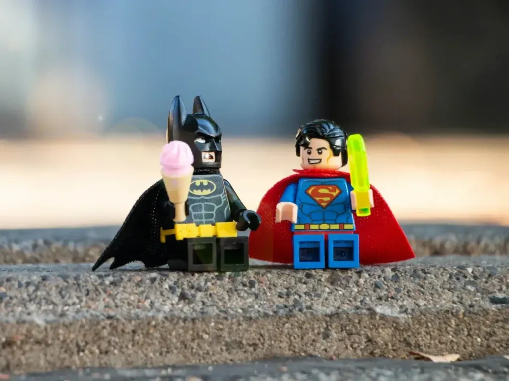 Lego panáčci - superman a batman
