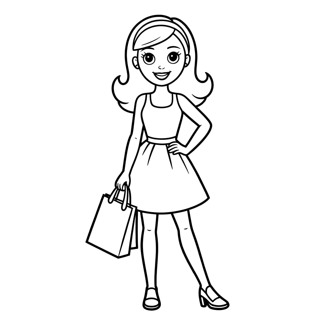 Barbie v módním letním outfitu