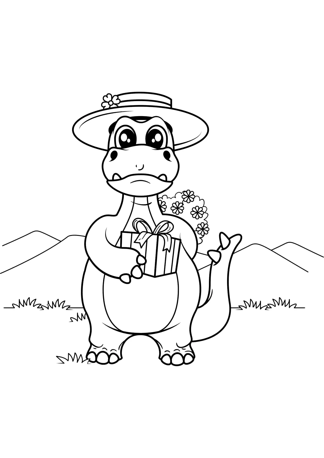 Omalovánka - Dinosaurus - 12