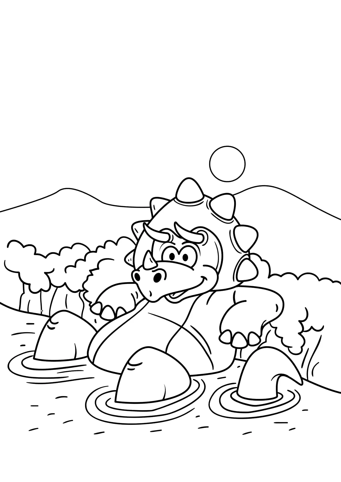 Omalovánka - Dinosaurus - 14