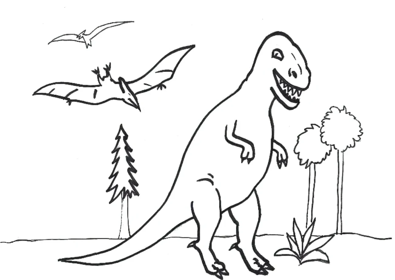 Omalovánka - Dinosaurus - 22