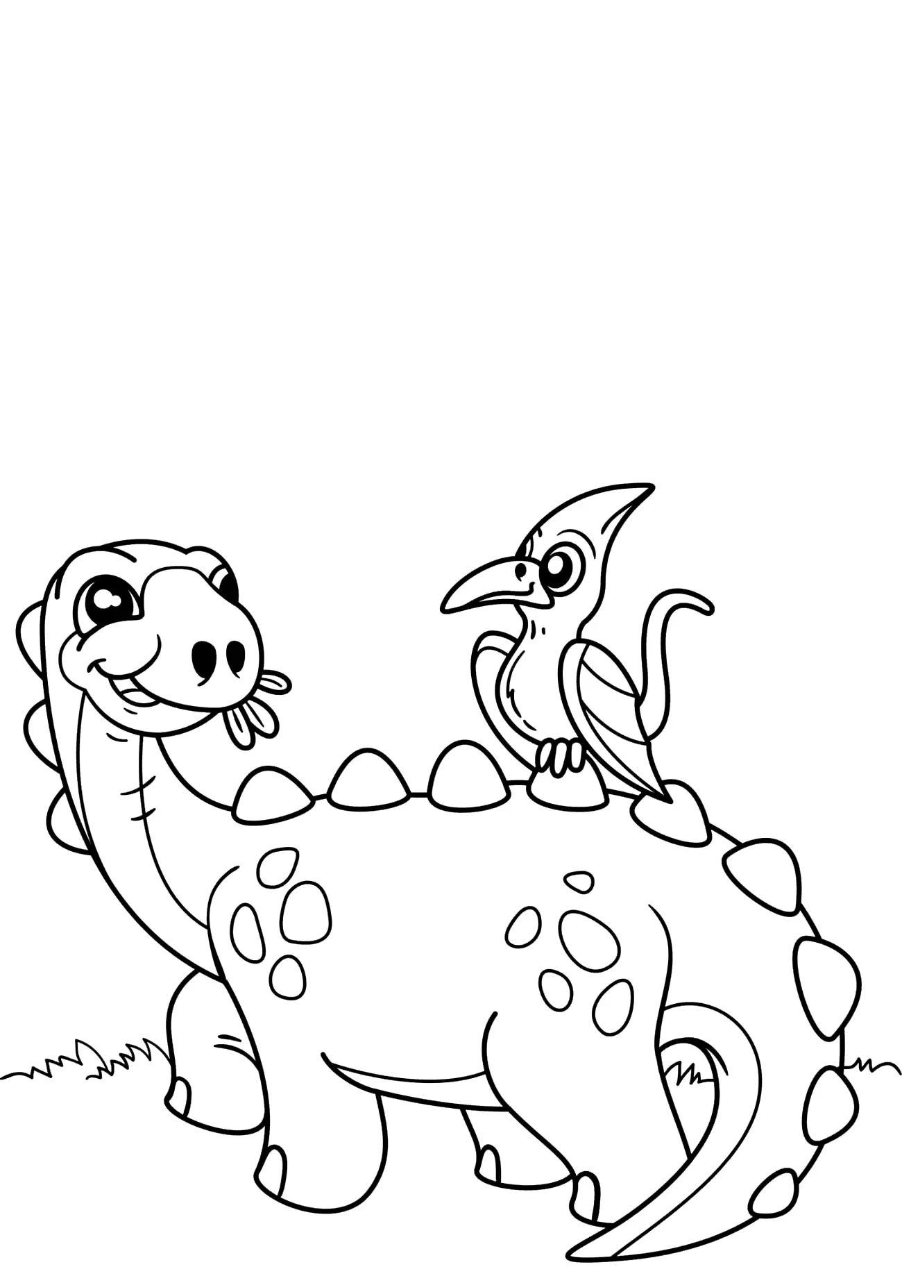 Omalovánka - Dinosaurus - 3