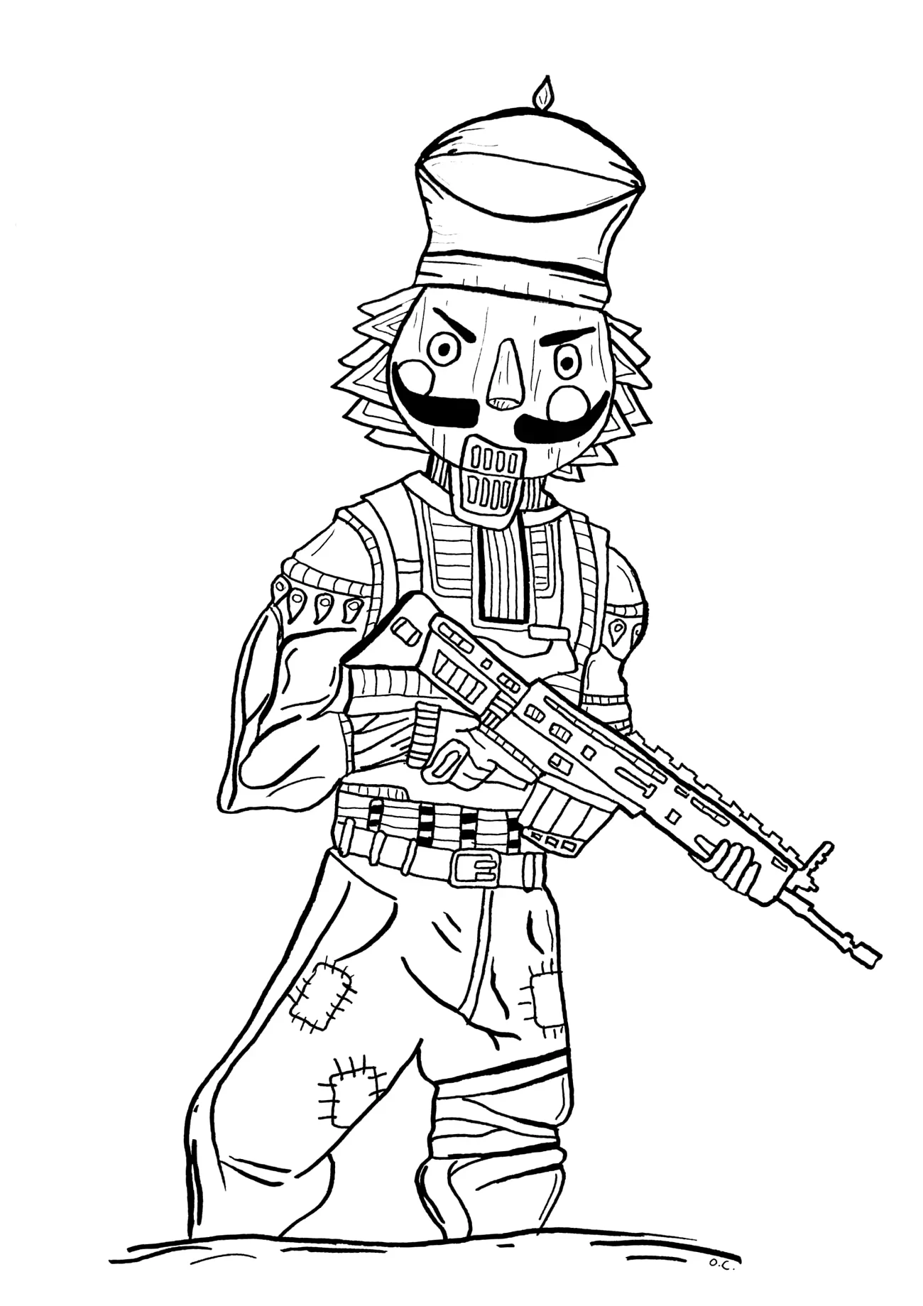 Omalovánka - Fornite - 6