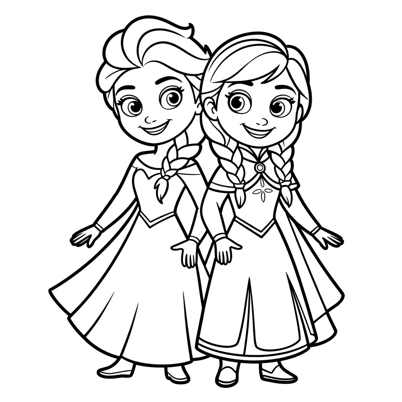 Elsa a Anna - sestry z Frozen