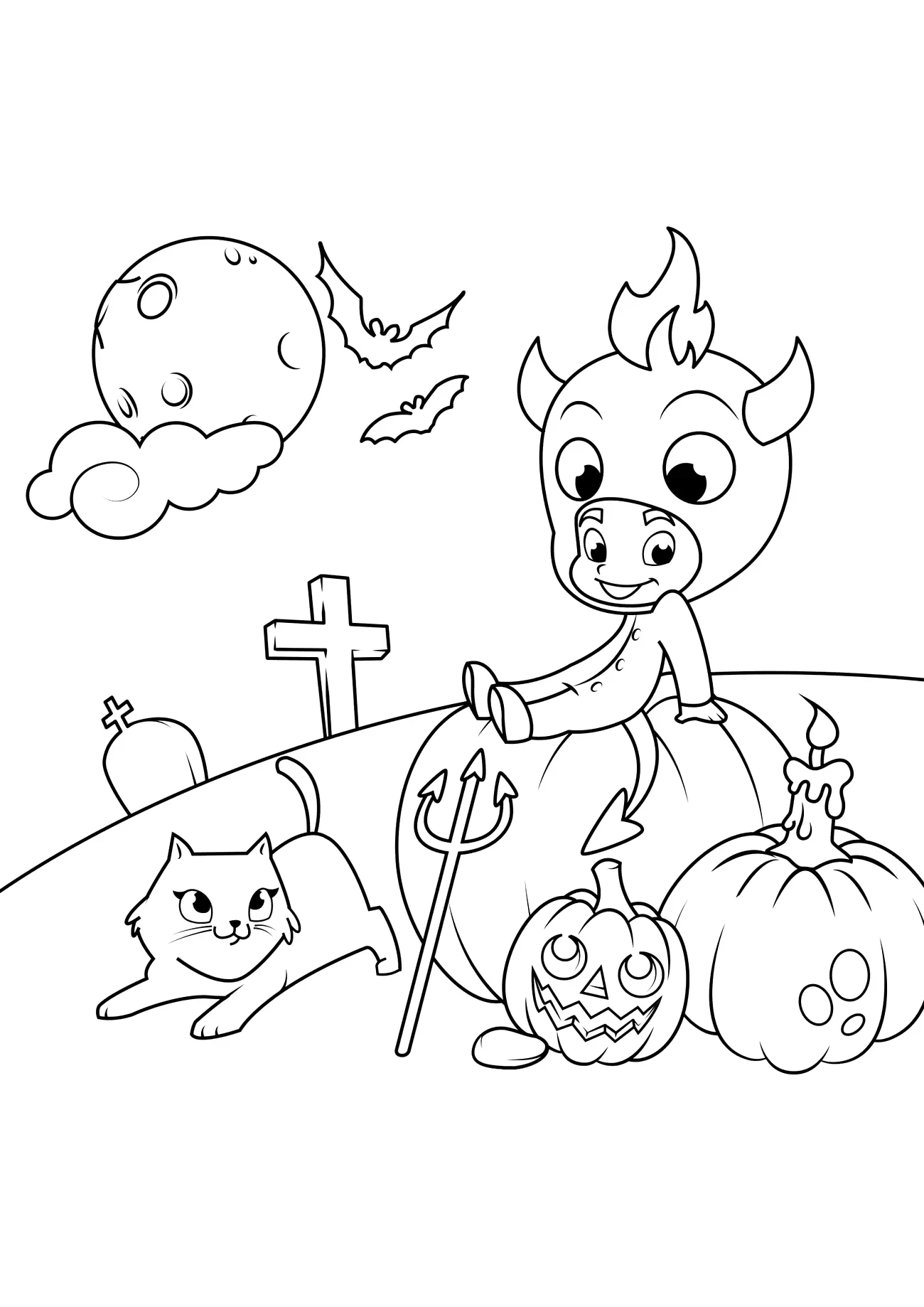 Omalovánka - Halloween - 13