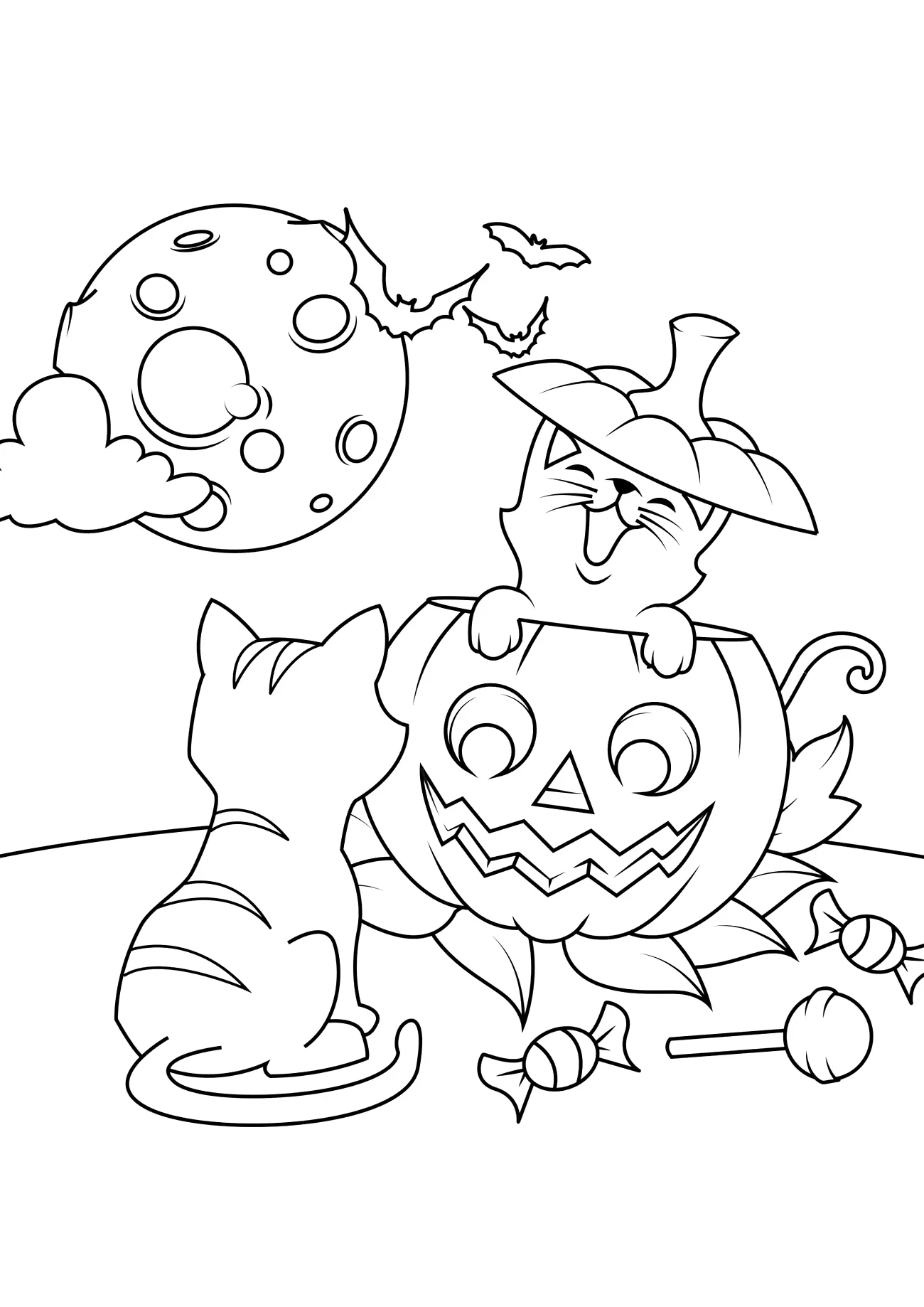 Omalovánka - Halloween - 4