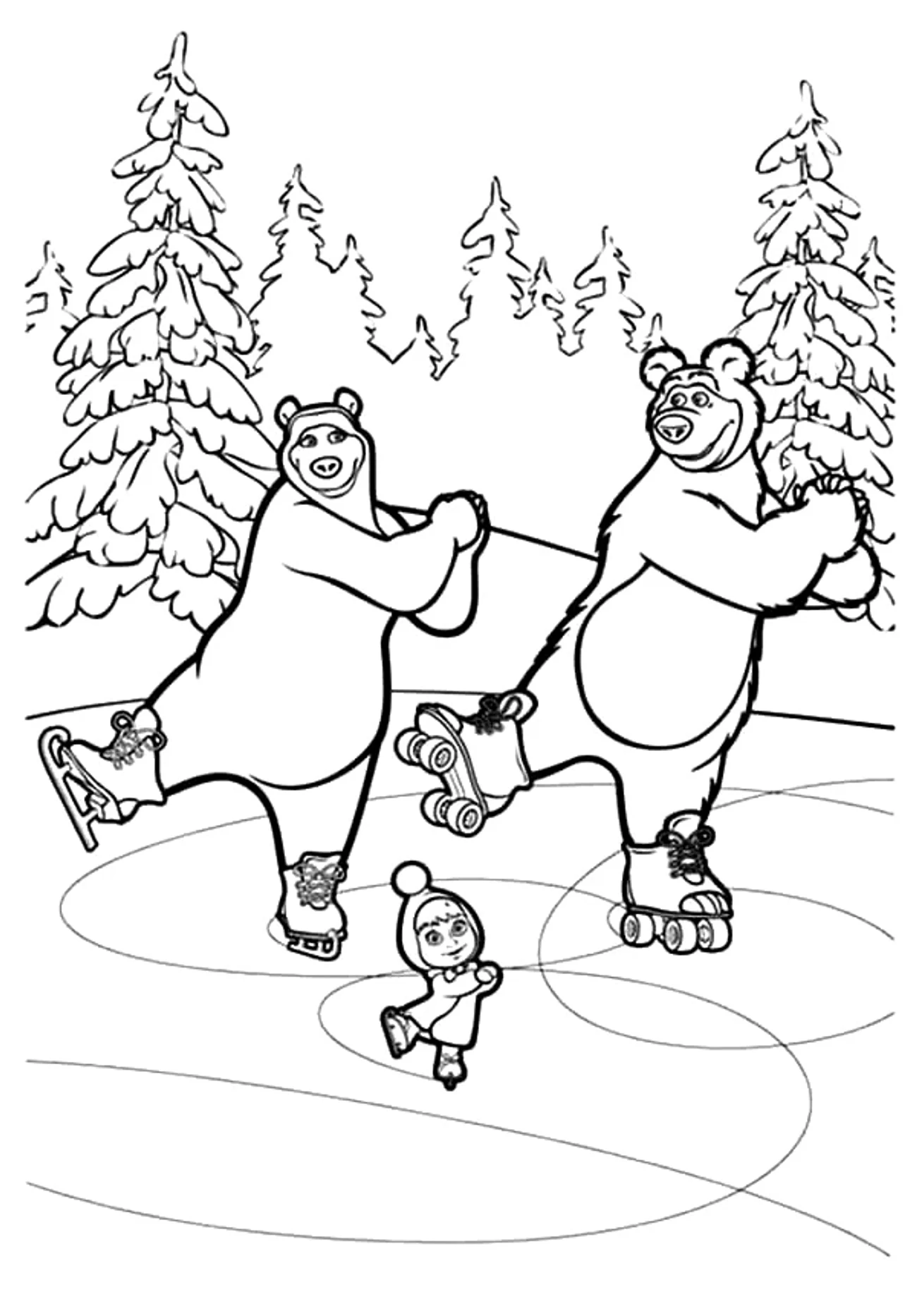 Omalovánka - Máša a medvěd - 8