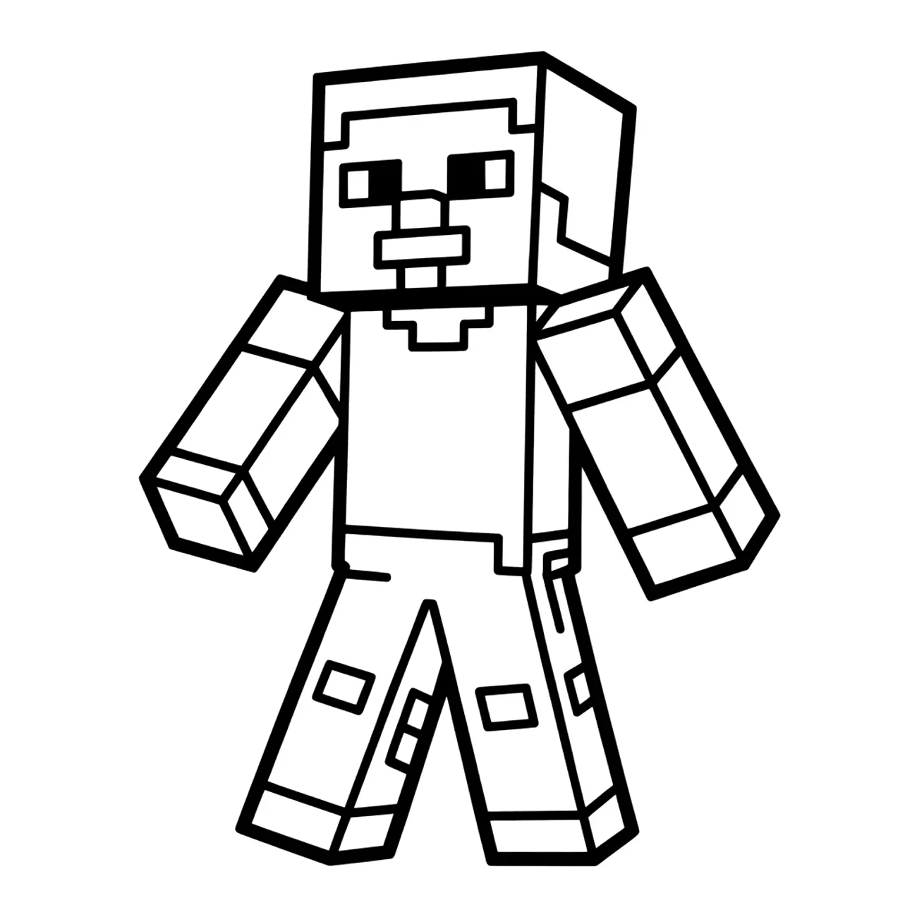 Minecraft Steve - hlavní postava