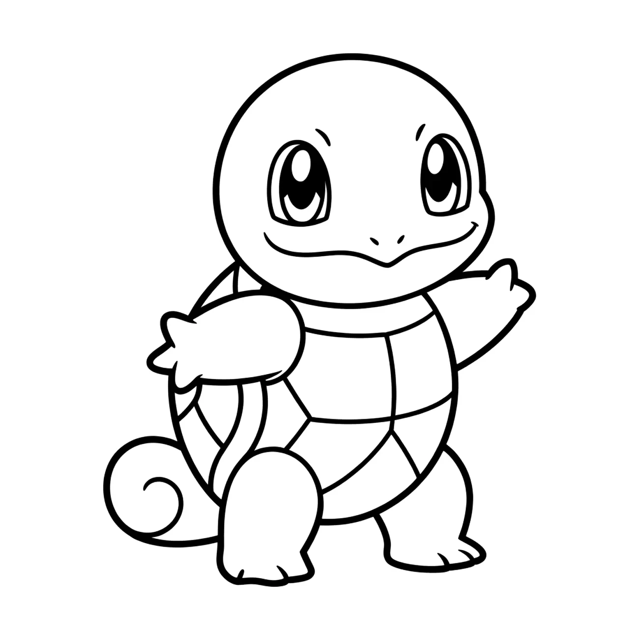 Squirtle Pokémon - modrá želva