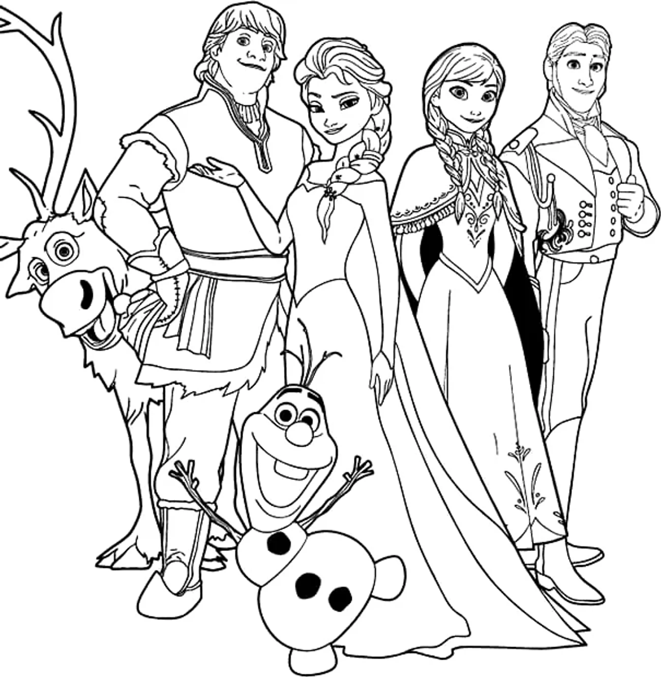 Omalovánka - Frozen - 4