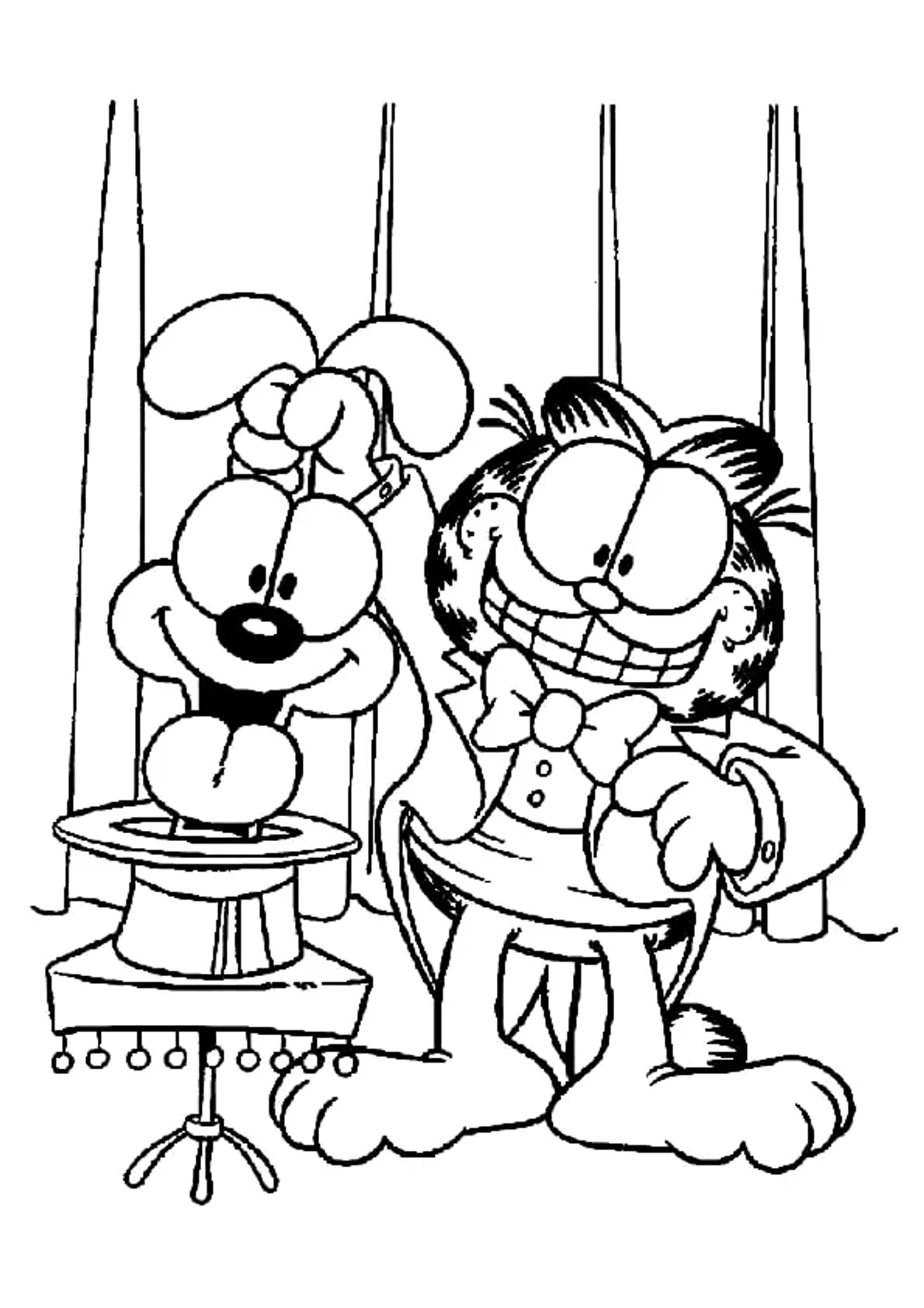 Omalovánka - Garfield - 2