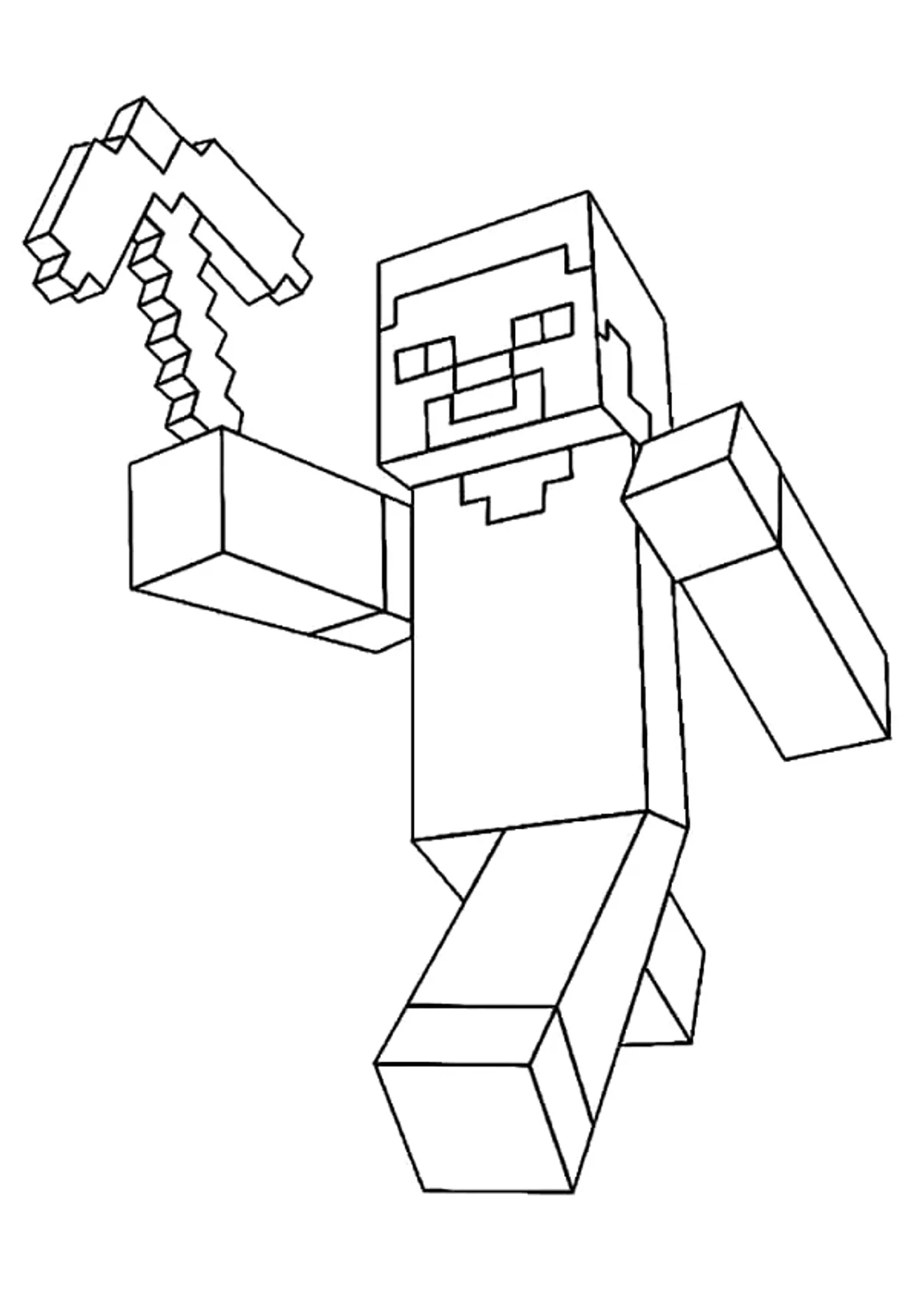 Omalovánka - Minecraft