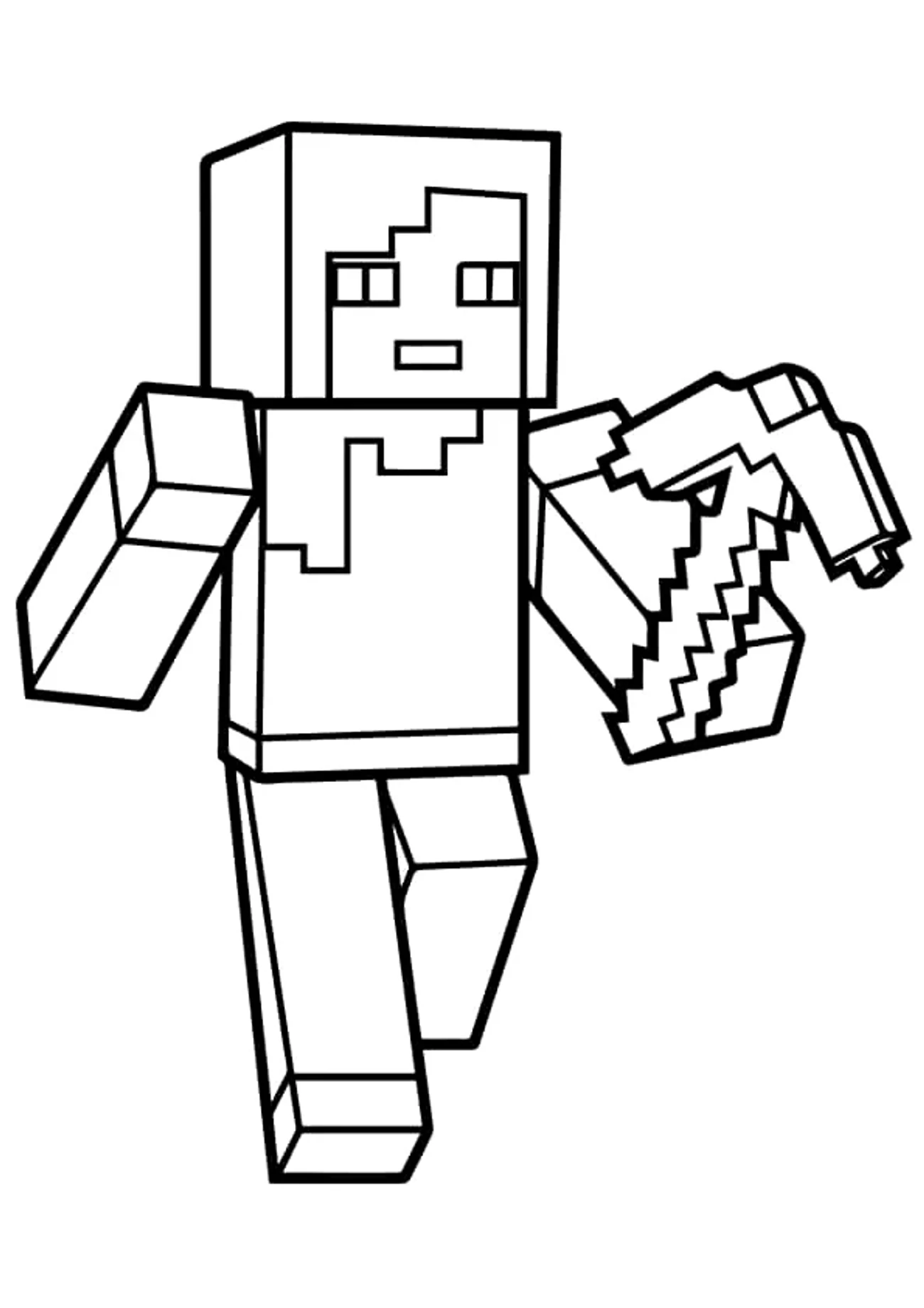 Omalovánka - Minecraft - 2