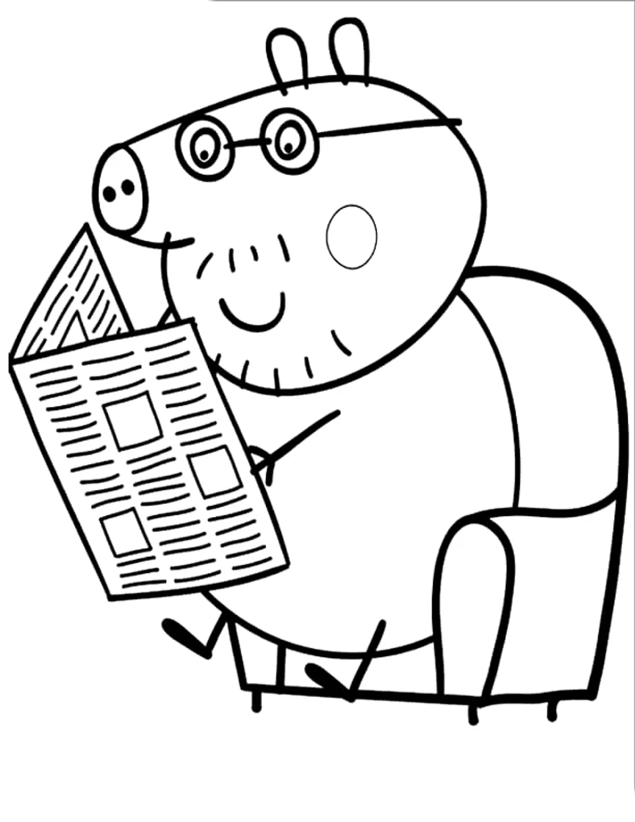 Omalovánka - Prasátko Peppa
