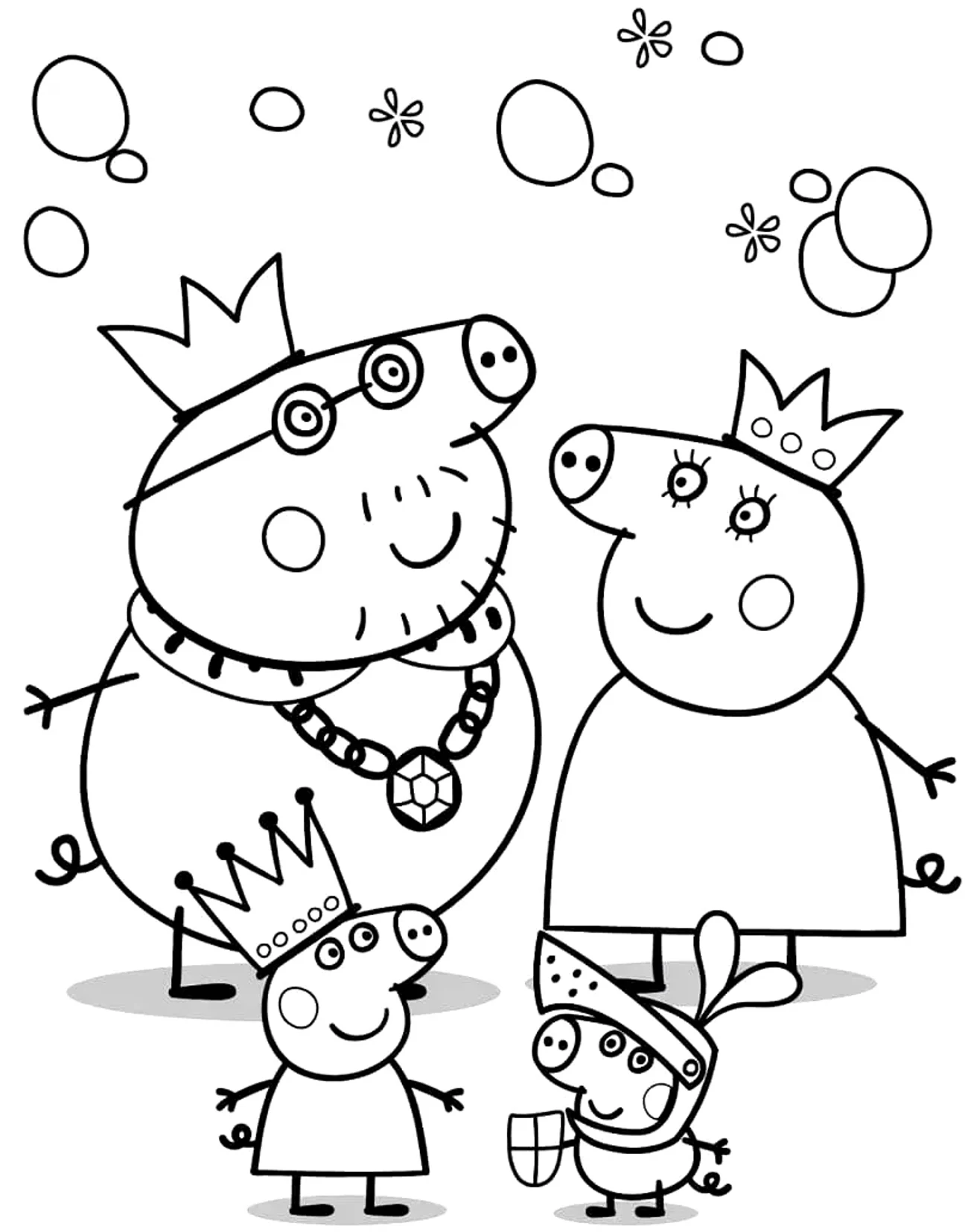 Omalovánka - Prasátko Peppa - 3
