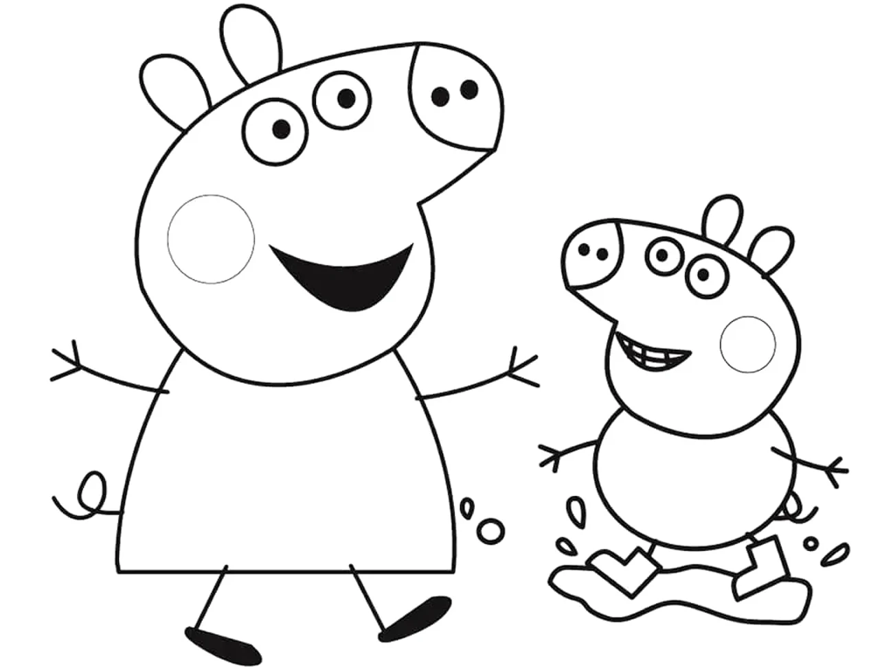 Omalovánka - Prasátko Peppa - 4