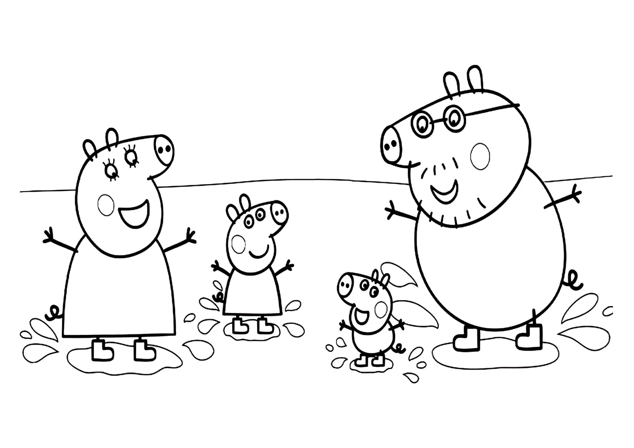 Omalovánka - Prasátko Peppa - 5