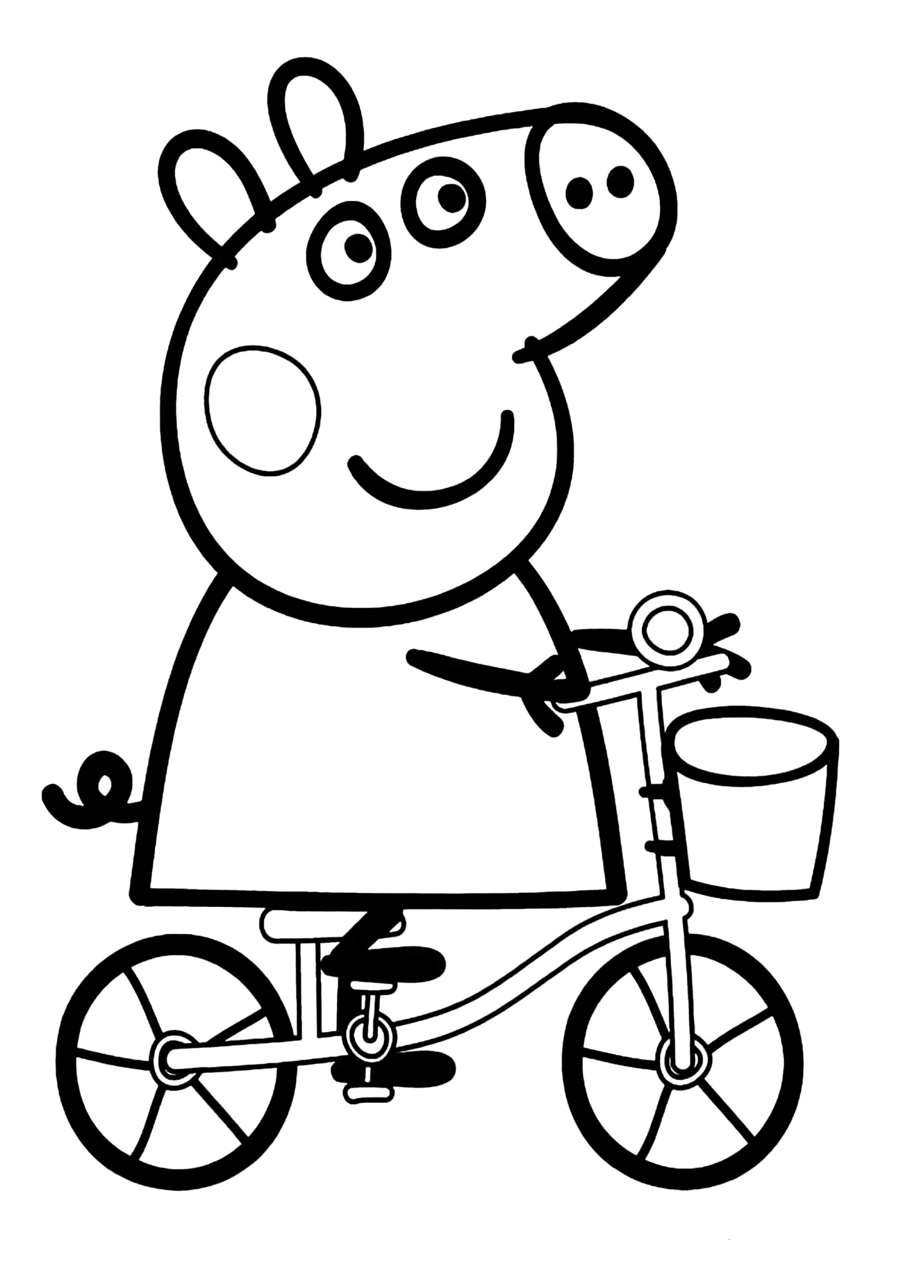Omalovánka - Prasátko Peppa - 6