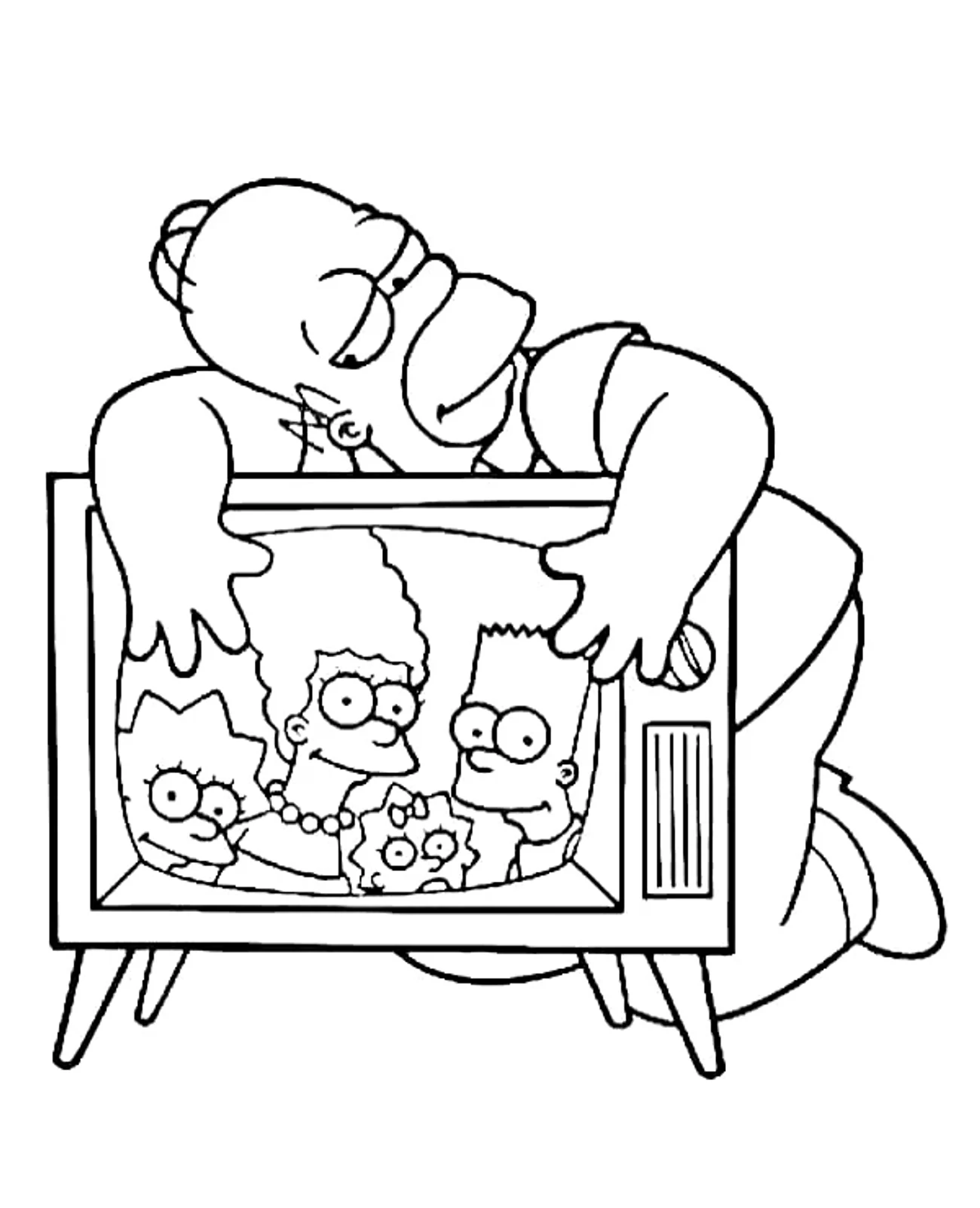 Omalovánka - Simpsonovci - 8