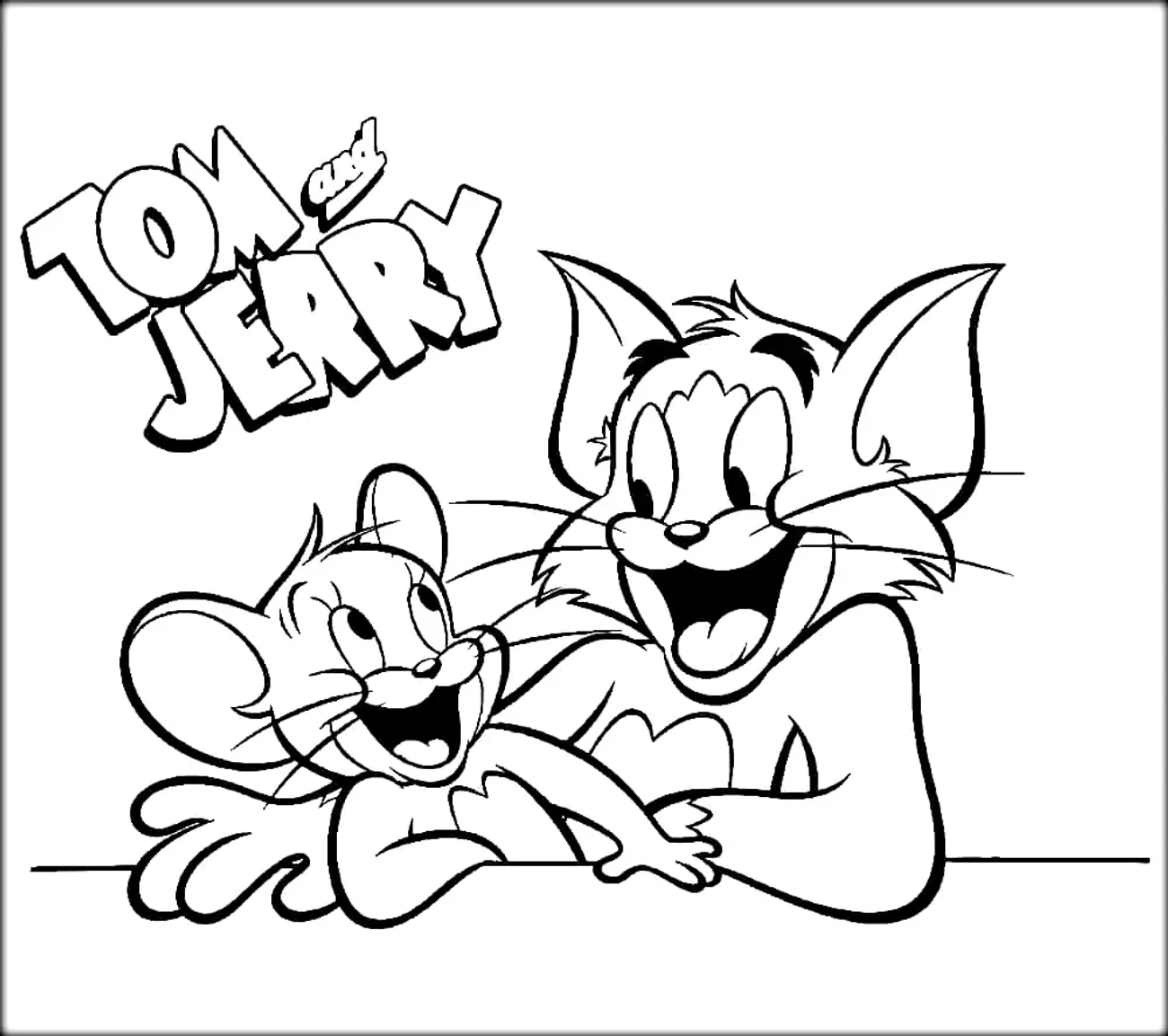 Omalovánka - Tom a Jerry