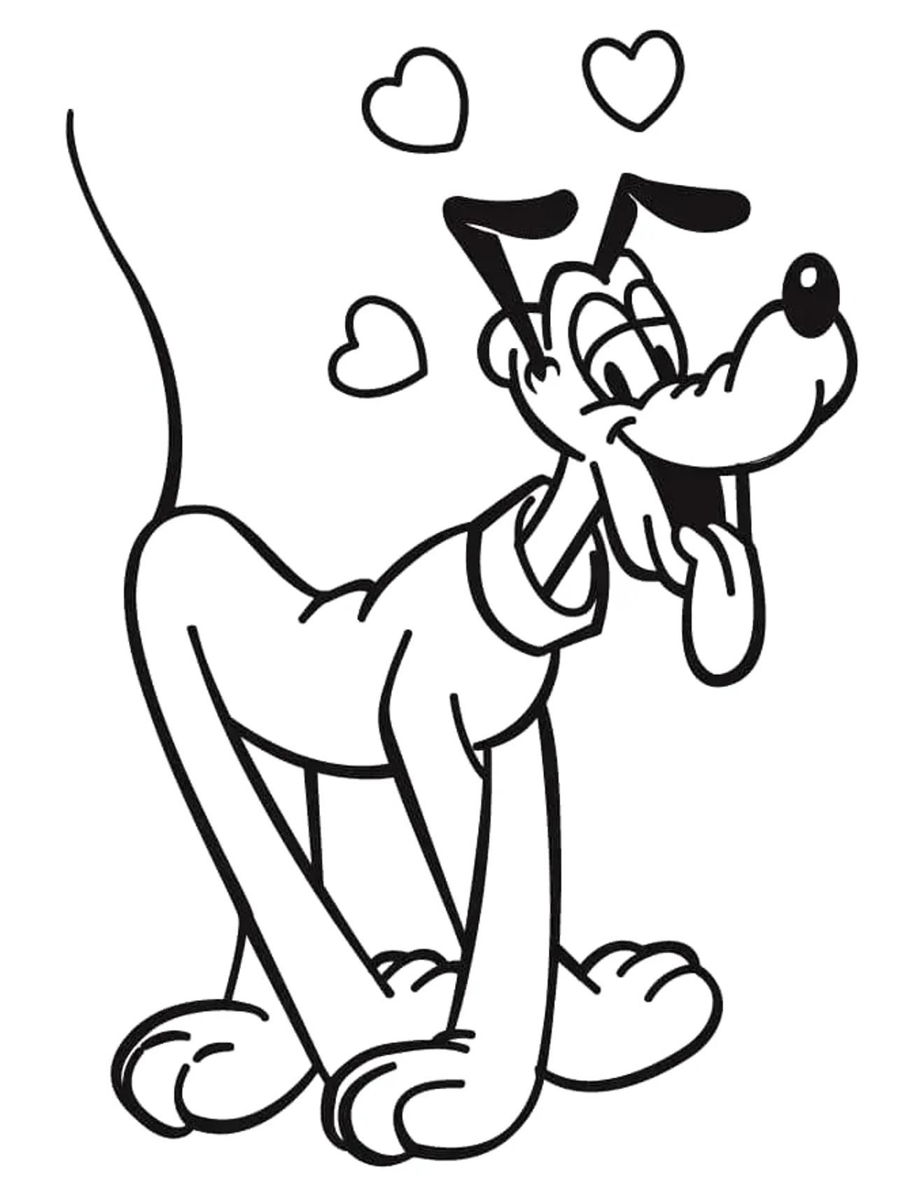Omalovánka - Pes Pluto - 1