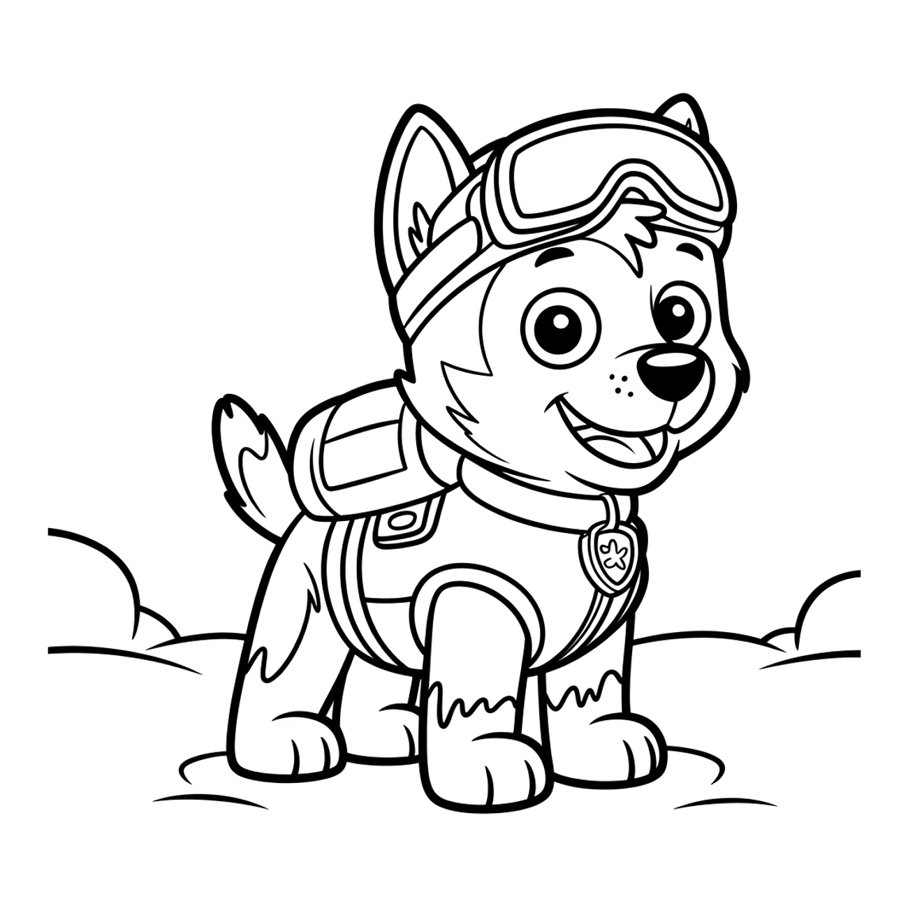 Tlapková patrola - Everest (zimní husky)