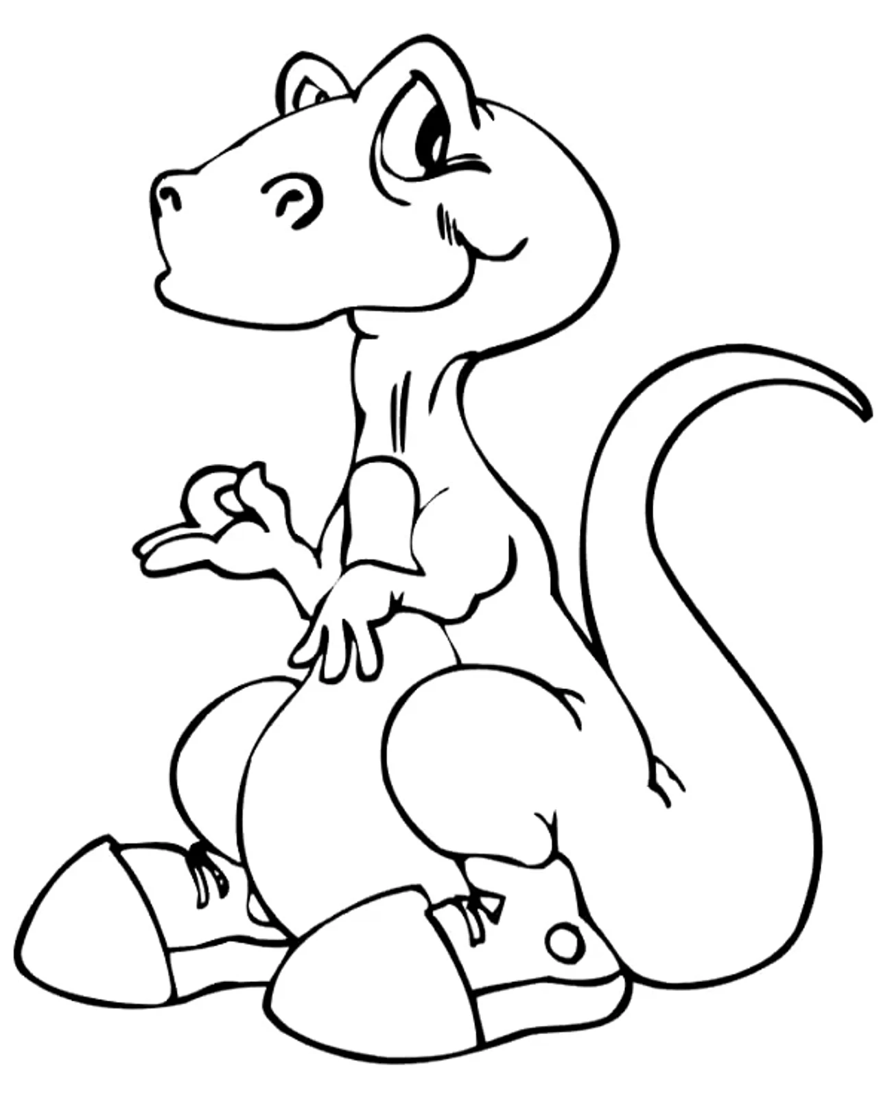 Omalovánka - Dinosaurus