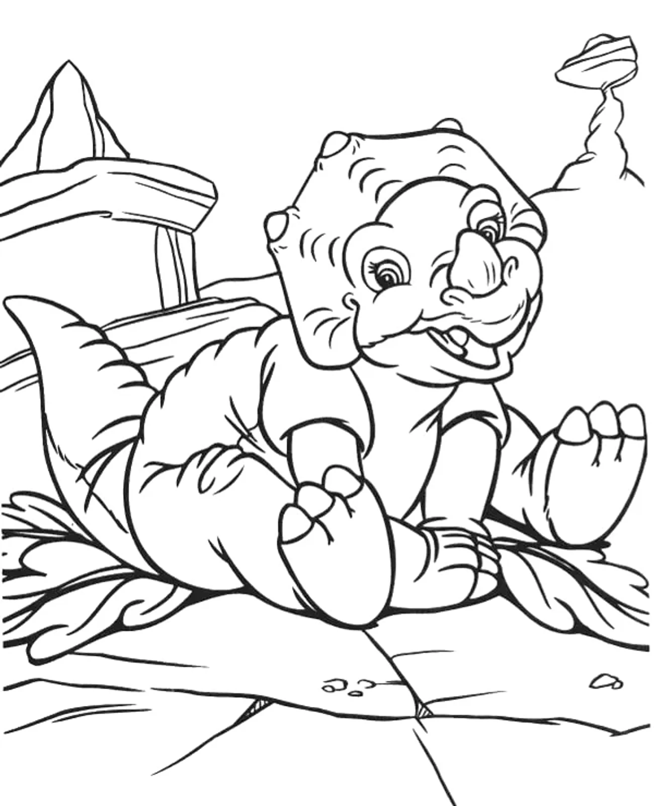 Omalovánka - Dinosaurus - 2