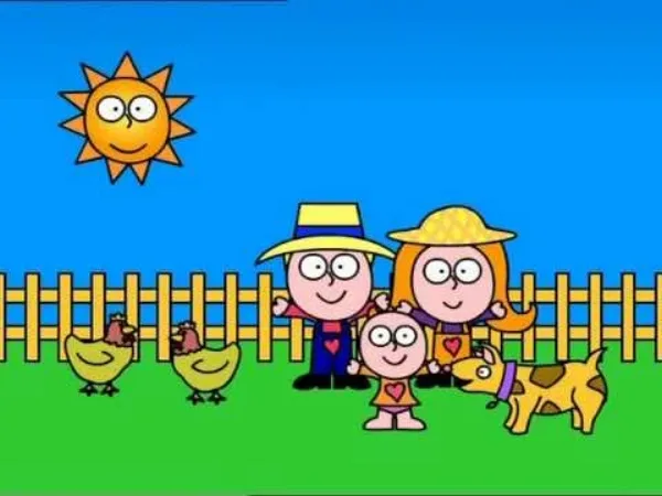 Adventures of Gracey Lou - Gracie Lou - The farmers in the dell