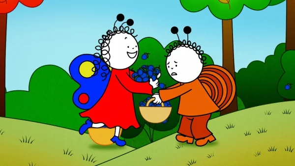 Bambulín a Berunka - Bambulín a Berunka: Jak sbírali borůvky - pohádka