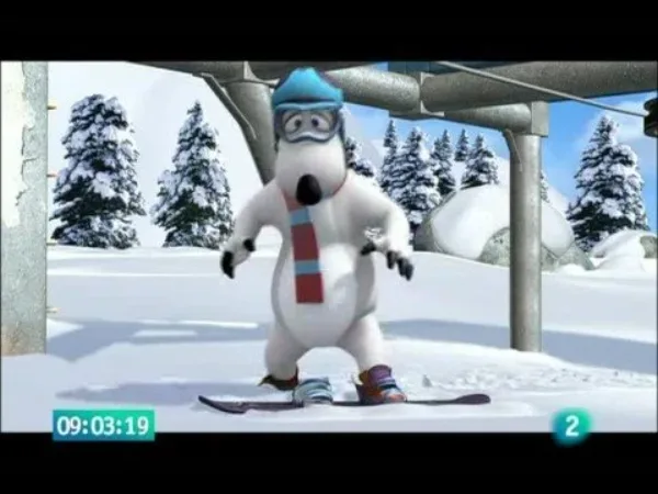 Bernard the Bear - Medvěd Bernard - Snowboarding