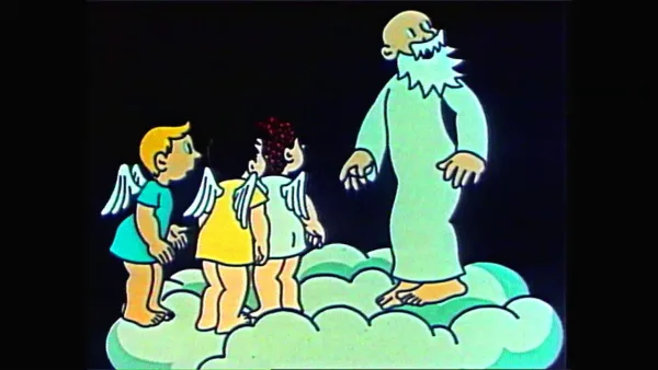 Celovečerní pohádku Stvoření světa (1957) - kreslená pohádka