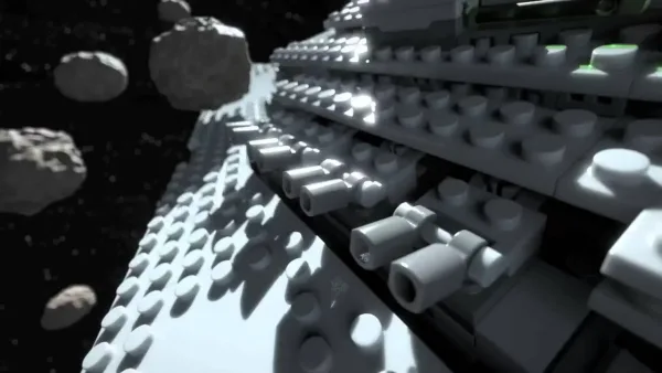 Lego Star Wars - Lego Star Wars - Imperial Star Destroyer vs B-wing