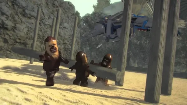 Lego Star Wars - Lego Star Wars - ATAT vs Droidgunship