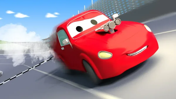 Město aut - Odťahovák Tom a závodní auto